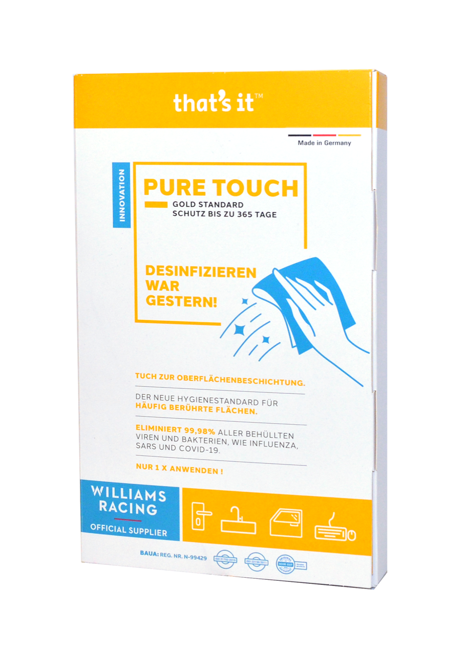 PURE TOUCH der zertifizierte Hygienelack